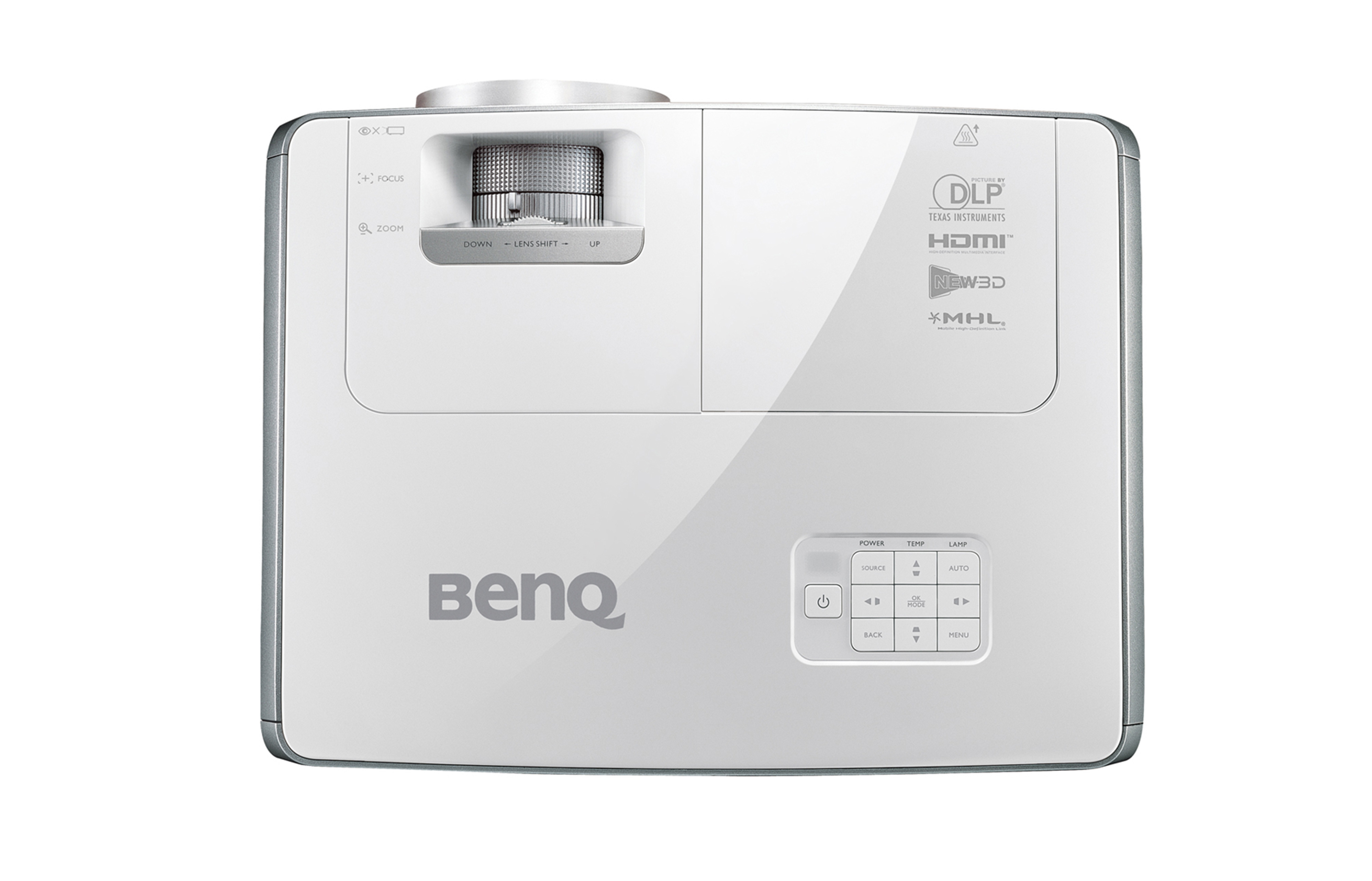 BenQ W1350 2500ANSI FHD White (Without Remote) Refurbished
